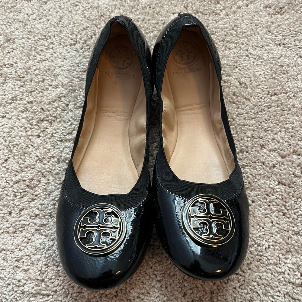 Tory Burch Patent Leather Ballet Flats size 11